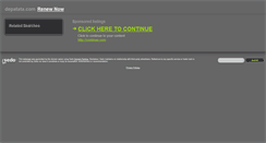 Desktop Screenshot of depatata.com